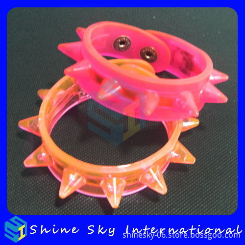 New New Products Event Led Flashing Light Pvc Bracelet